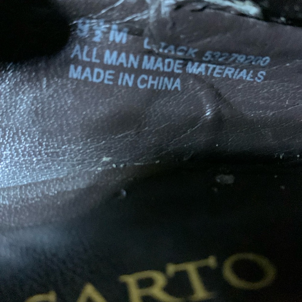 FRANCO SARTO-women’s brown ‘TACK’ faux reptile zip-ankle high heeled shoes - Picture 11 of 11